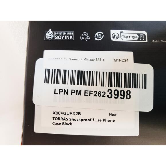 TORRAS Shockproof Case For Samsung Galaxy S25+ Plus Black. Frosted Matte - Picture 7 of 9